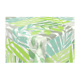 toile cirée leaves au metre