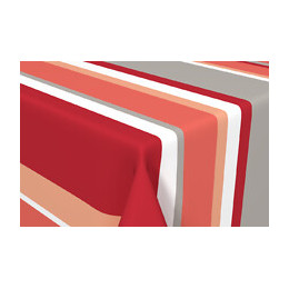 toile cirée giovanna orange au metre