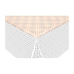 crystal transparent imprimé celia white au metre