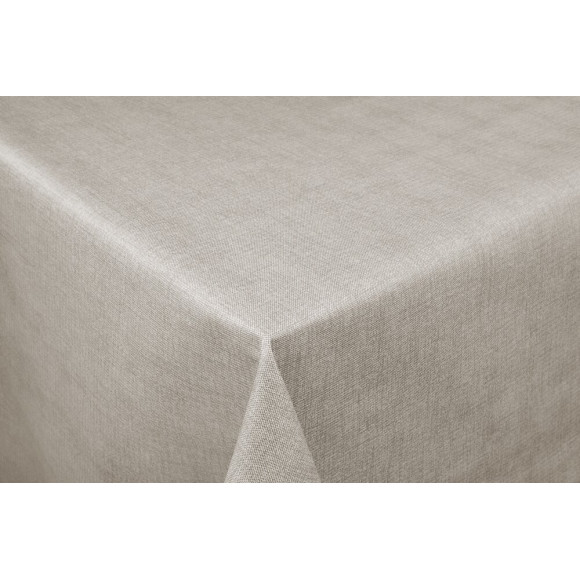 toile cirée linen taupe au metre