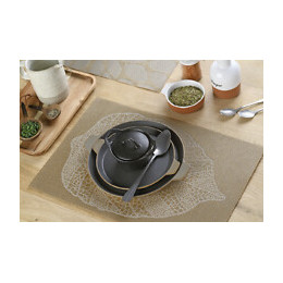 set de table tressé feather gold