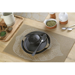 set de table tressé feather gold