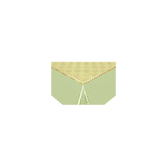 crystal transparent imprimé celia anis au metre