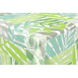 toile cirée leaves au metre