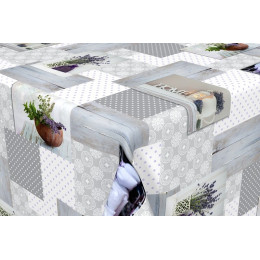 toile cirée lavender au metre