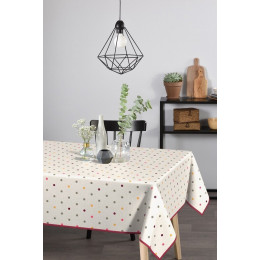 nappe coton enduit fantasy ronde