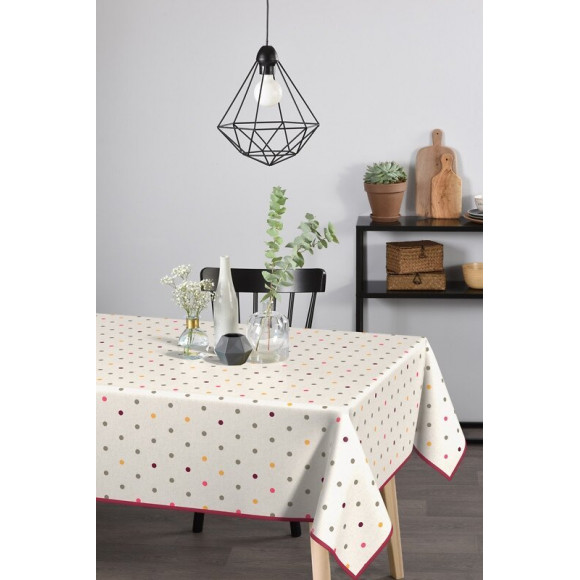 nappe coton enduit fantasy ronde
