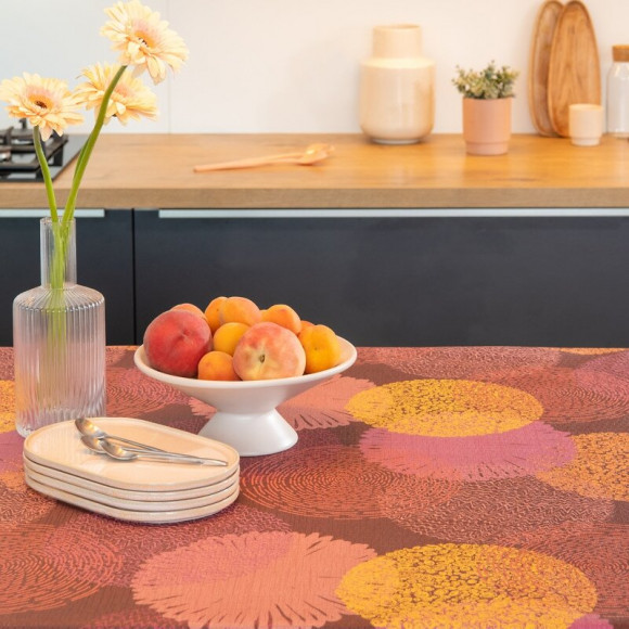 toile cirée fireworks au metre