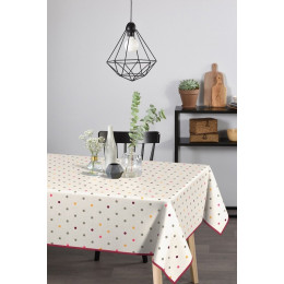 nappe coton enduit fantasy rectangle