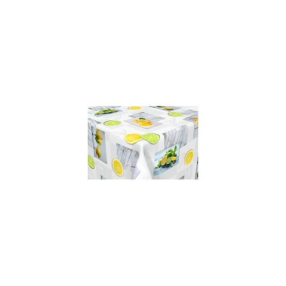 protege table pvc lemon au metre