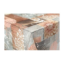 toile cirée dahlia au metre