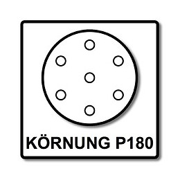 Disques Stickfix 48 Trous Diamètre 150 Mm Grain 180 Boîte De 50