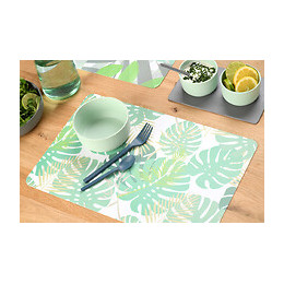 set de table pvc imprimé palm tree