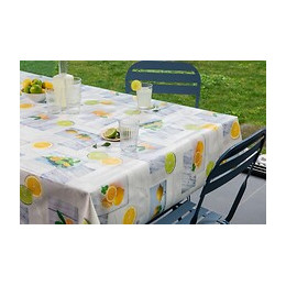 protege table pvc lemon au metre