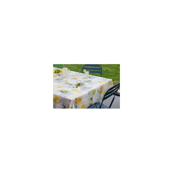 protege table pvc lemon au metre