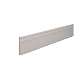Plinthe style MDF Blanc 14x110 L.2.44m