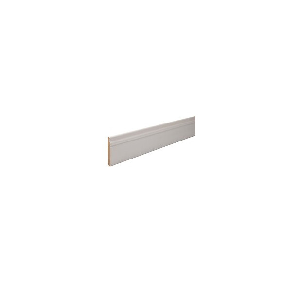 Plinthe style MDF Blanc 14x110 L.2.44m