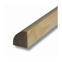 Quart-de-rond Sapin 13x13mm L.2.48m