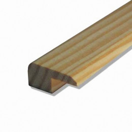 Couvre-joint carrelage Pin 14x28mm L.2.38m