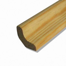Corniche moderne Pin 15x15mm L.2.38m