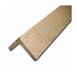 Baguette d'angle Pin brut 24x24mm L.2.38m