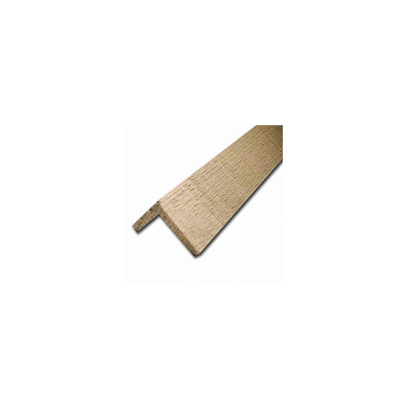 Baguette d'angle Pin brut 24x24mm L.2.38m