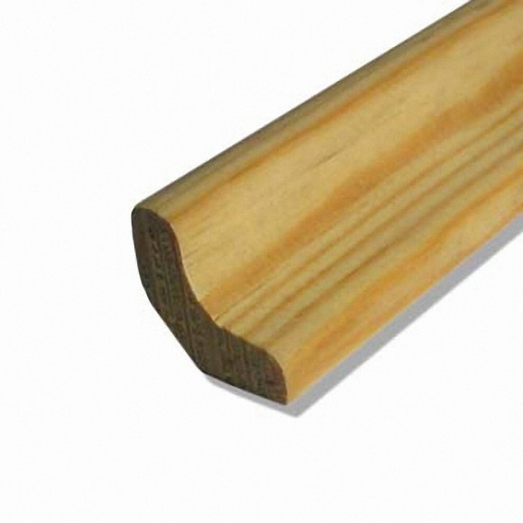 Corniche moderne Pin 22x22mm L.2.38m
