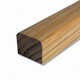 Barre à banc Pin 21x26mm L.2.38m