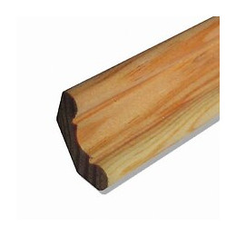 Corniche classique Pin 17x17mm L.2.38m