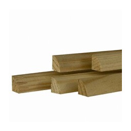 Quart-de-rond Pin rustique 13x13mm L.1.98m - Lot de 5
