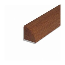 Quart-de-rond bois exotique Rouge 13x13mm L.2.38m