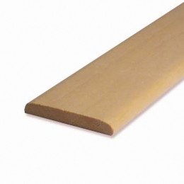 Chant plat bois exotique Blanc 5.5x23mm L.2.28m