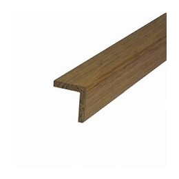 Baguette d'angle angles vifs Chêne 25x25mm L.2.38m