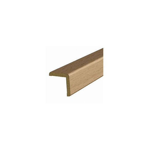 Baguette d'angle MDF revêtu Hêtre 25x25mm L.2.20m