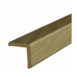 Baguette d'angle MDF revêtu Chêne cerusé 25x25mm L.2.2m
