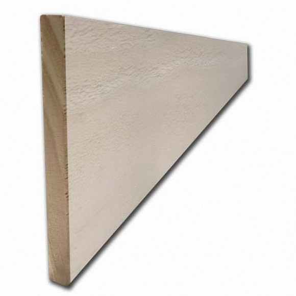 Plinthe Pin brut Blanc 12x100m L.2.38m