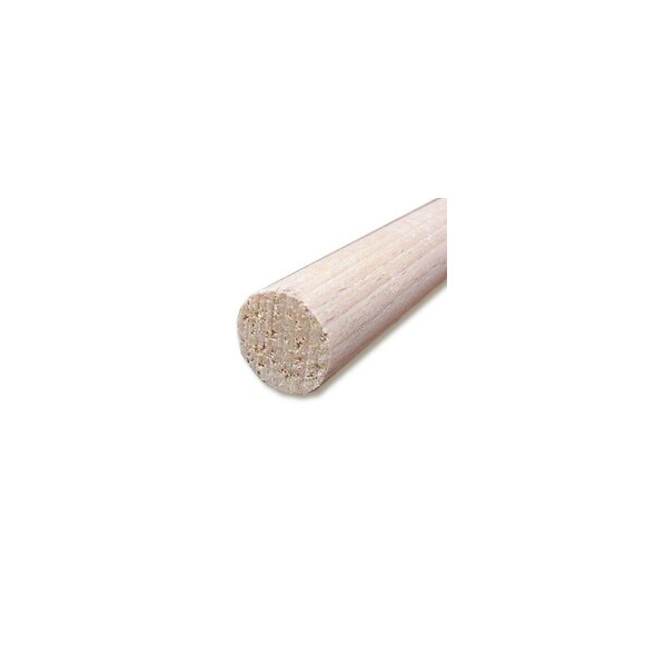 Tourillon lisse Hêtre 14x14mm L.1m
