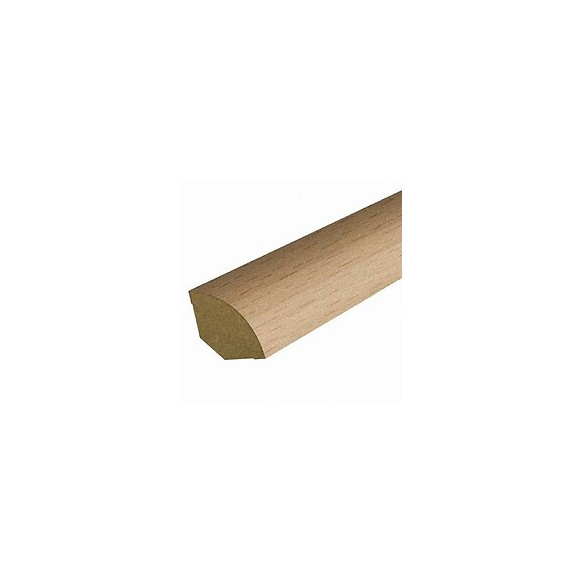 Quart-de-rond MDF revêtu Hêtre 12x12mm L.2.20m