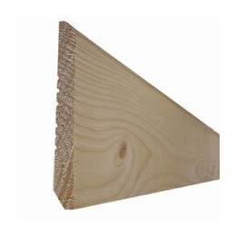 Plinthe bords arrondis Sapin petits nuds 9x95mm L.2.05