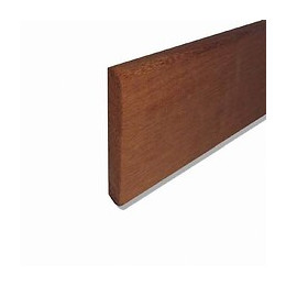 Plinthe bois exotique Rouge 9x68mm L.2.38m