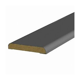 Chant plat MDF revêtu Noir 4x30mm L.2.20m