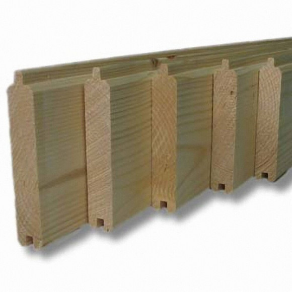 Lame à volet Sapin petits nuds 20x88 L.2.38 - Lot de 3