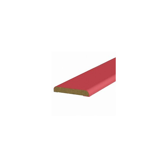 Chant plat MDF revêtu Rouge 4x30mm L.2.20m