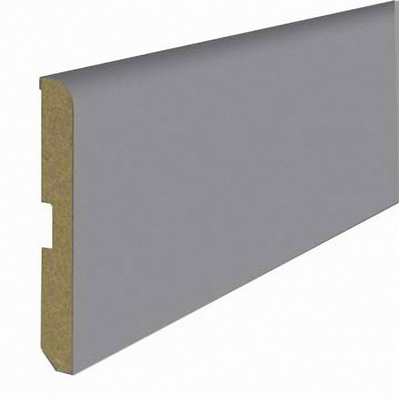 Plinthe MDF revêtu Gris 8x700mm L.2.20m
