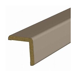 Baguette d'angle MDF revêtu Taupe 25x25mm L.2.20m