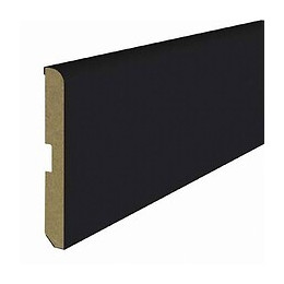 Plinthe MDF revêtu Noir 8x700mm L.2.20m