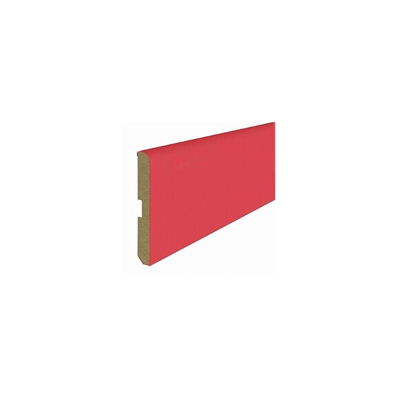 Plinthe MDF revêtu Rouge 8x700mm L.2.20m
