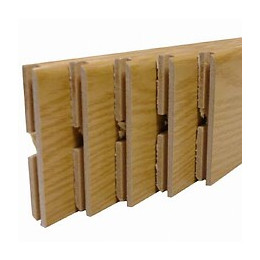 Plinthe MDF revêtu Chêne cerusé 8x70mm L.2.20m-Lot de 5