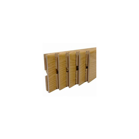 Plinthe MDF revêtu Chêne cerusé 8x70mm L.2.20m-Lot de 5
