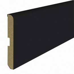 Plinthe MDF revêtu Noir 8x700mm L.2.20m